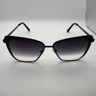Diff Eyewear Sunglasses Womens Black Grace Cat Gradient 56-15-142 DE01-0265 Pre-owned. Price: $17.40.