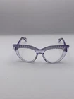 Just Cavalli JC746S Cat Eyeglass Frames Purple Clear 52-18-140 Pre-owned. Price: $27.96.