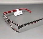 Ironman IM301 Black Red Unisex Square Full Rim Eyeglasses Frame 54/16/140 New. Price: $39.95.