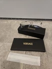New Versace VE1315 1001 Gunmetal Gray Eyeglasses Frame 56-13-145 W/ Case. Price: $149.99.