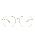 Gucci Womens Square/rectangle Gold Transparent Fashion Designer Eyewear Pre-owned. Price: $149.99.