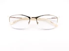 Tura Eyeglasses, Frames Only, Mod TE247 Gld Gold, 52-18-135, Metal, Italy Pre-owned. Price: $59.99.
