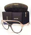 Tom Ford Reading Glasses Tf 5674-B 055 54-17 Pink Leopard Cateye Frames Readers New. Price: $389.99.