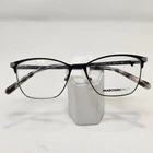 Marchon Nyc M4019 Black Gunmetal Gray Eyeglass Frames Cat Crystal Accents New. Price: $114.99.