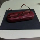 New Prodesign 4104 4TH Dimension 4031 Red Titanium Eyeglasses W/ Case. Price: $99.99.