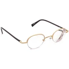 Alain Mikli Eyeglasses A08 75 01 Gold/marble Brown Half Rim France 43 25 140 Pre-owned. Price: $299.99.