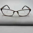 Max Mara MM1237 Eyeglasses Women's Brown/gray Full Rim Rectangle 53-16-135 #D55 Pre-owned. Price: $29.99.