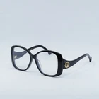 Gucci GG1236O 001 Black 55MM Eyeglasses New Authentic. Price: $216.87.