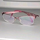Ovvo Optics 2783 Mauve Handmade Half Rim Titanium Eyeglass Frame 48/16/135 New. Price: $179.95.