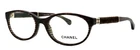 New Chanel 3261 1442 53MM Brown Glitter Stripe Cateye Eyeglasses Frame Italy. Price: $295.00.