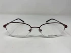 Bellissima Bl 115 Raisin 53-18-135 Burgundy Half Rim Eyeglasses Frame XV10 New. Price: $40.00.