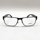 Versace Mod. 1274 1468 57-17 140 Rectangular Eyeglasses, Navy Blue/black/gold New. Price: $99.99.