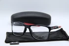 New Oakley OX8173-0255 Activate Black Ink Red Authentic Case Eyeglasses 55-16 K2. Price: $135.15.