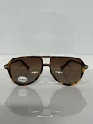 Salvatore Ferragamo SF2855 Honey Acetate Aviator Polarized Sunglasses 57MM New. Price: $180.00.