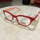Kate Spade REBECCA2 +2.00 Readers Red Heart Print Eyeglasses New. Price: $35.00.
