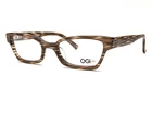Ogi Kids OK305 491 Eyewear Eyeglasses Frames: Brown Fiber Stripes / 45-17-130 New. Price: $29.99.