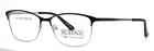 Bulova Wichita Black Womens Semi Cat Full Rim Eyeglasses 54-15-140 B:38 New. Price: $64.99.