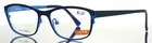 Dutz DZ528 45 Navy Womens Semi Cat Full Rim Eyeglasses 49-16-135 B:33 New. Price: $59.99.