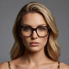Tom Ford Eyeglasses FT5955-B 055 Square Tortoiseshell Frames 54MM Blue Light New. Price: $309.81.