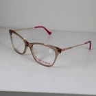 Betsey Johnson Eyewear Supernova Tan Cat-eye Eyeglasses Frames 54-17-140MM New. Price: $74.95.
