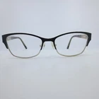 Xoxo Tenino Eyeglasses Frames Black Gold Cat 51-16-135 Marbled Tortoise Pre-owned. Price: $35.99.