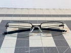Oakley Frag OX5045-0353 Pewter Half Rim Eyeglasses 53-19-140 Frame Only Pre-owned. Price: $49.99.