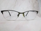 Humphreys Eyeglasses Frame Women's Gunmetal Gray Half Rim Cat 51-17-135 Pre-owned. Price: $35.99.