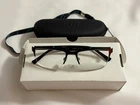 Revel Tactics 35-000913 Square Half Rim Eyeglass Frames Black 54-19-145 New. Price: $24.95.