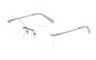 New Tiffany & Co Eyeglasses Tf 1150 6021 55-15 140 Gold Pink Rimless Frames. Price: $299.99.