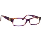 Tory Burch Eyeglasses Ty 2024 1079 Purple Brown Horn Rectangular Frame 53-15 135 New. Price: $129.99.