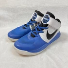 Nike Team Hustle Kids Size 2.5Y Blue White Good Mid Top Basketball Shoes AQ4225 Pre-owned. Price: $30.39.