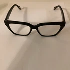 Just Cavalli VJC002 700Y Eyeglasses Women's Black Full Rim Square Shape, Used Pre-owned. Price: $80.00.