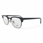 Ray-ban Rb 5154 Clubmaster 8049 Wrinkled Black Eyeglasses 51-21-145 New. Price: $96.59.