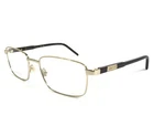 Gucci Eyeglasses Frames GG1801O 007 Gold Tortoise Rectagngle Full Rim 56-19-145 New. Price: $219.99.
