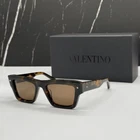 New Xxii VLS-106B-53 Valentino Sunglasses Havana Unisex Eyewear. Price: $351.00.