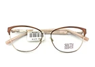 South Hampton SH9001 Brown Gold Authentic Full Rim Eyeglasses Frames 55-15-140 New. Price: $46.00.