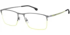 Carrera Men's Ruthenium Yellow Half-rim Rectangle Eyeglass Frame CA8906-04JL-19 New. Price: $39.99.