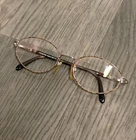 Luxottica Eyeglasses Frames Only LU2215 T238 Brown Metal 52-18-135 Pre-owned. Price: $18.36.