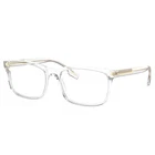Burberry Elm 2334 3024 Transparent Plastic Rectangle Eyeglasses 55MM New. Price: $184.52.