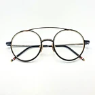 Thom Browne Eyeglasses Frames TB-108-A Black Gold Round 50-21-141 New. Price: $224.88.
