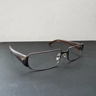Ray Ban Glasses RB3237 014 Gunmetal Brown Crystal 60-17 Rectangle Frames Only Pre-owned. Price: $25.00.