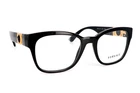 New Large Rx-able Versace Eyeglasses Mod. 3314 GB1 54-20 145 Black & Gold Frames. Price: $279.99.