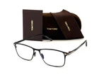 Tom Ford FT5935-B 001 Black / Blue Block Clear Lenses 54MM Eyeglasses TF5935 New. Price: $169.95.