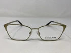 Michael Kors MK3001 (verbier) 1024 52-14-135 Gold Full Rim Eyeglasses Frame 275E New. Price: $60.00.