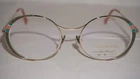 Nathalie Blanc Eyeglasses NAART2487 Wh Gold Grey Florence-opt C399 50 19 145 New. Price: $118.99.