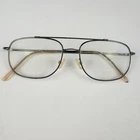 Vtg Chesterfield Flexolite 0TZ2 Aviator Eyeglasses Frame Mens Gunmetal 57-17-15 Pre-owned. Price: $25.00.