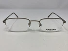 Aristar AR6752 COLOR-535 50-20-140 Brown Half Rim Metal Eyeglasses Frame X449 New. Price: $76.00.