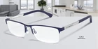 Emporio Armani EA1041 3131 Blue Rubber Demo Lens 53 Mm Men's Eyeglasses New. Price: $84.00.