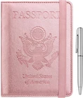 Passport Holder For Travel, Rfid Cover Wallet Women Men, Pu Leather New. Price: $16.99.