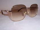 New Gucci Sunglasses Gg 2053S 004 Gold/brown 58MM Authentic. Price: $339.99.